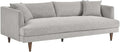 Modway Zoya Sofas Light Gray Fabric