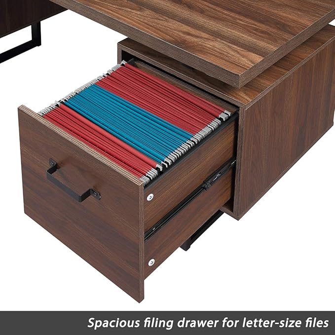 Modern Design Home Office Desk Writing Study Table with Drawers