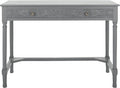 SAFAVIEH Home Collection Ryleigh Distressed Grey 2-Drawer Computer Table Office Desk
