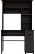 Computer Desk Office Writing Work Study Table with Ample Legroom Home Office Furniture for Study and Home Office Black