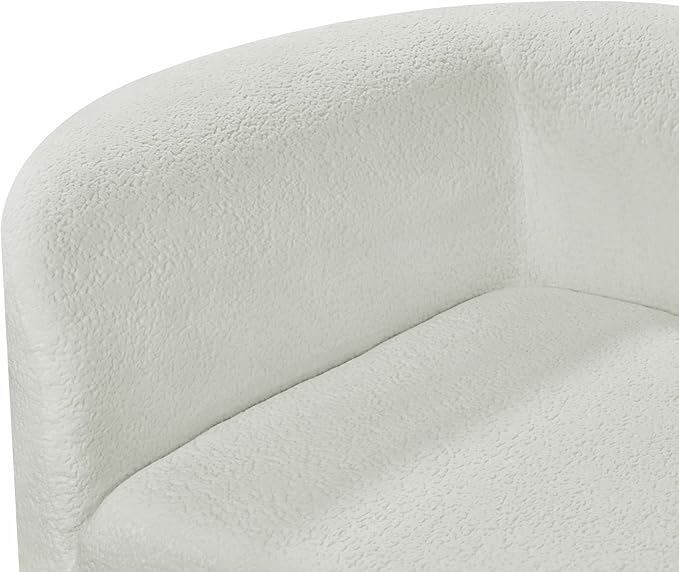 GDFStudio 116 Modern Curved Sectional Sofa with Chaise LoungePearl Upholstered Fully Compressed Sponge Couch2 Pcs SetRight Hand FacingFully Assembled Lounge Seating for Living RoomBeige