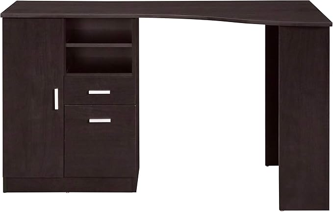 Techni Mobili Classic Office Storage Computer Desk Espresso