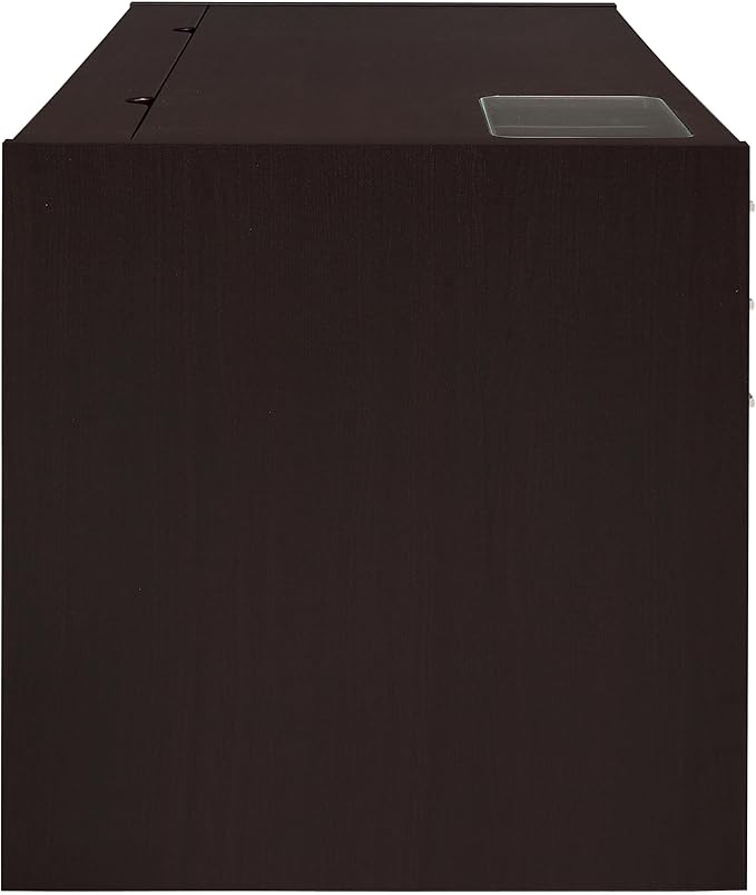 Coaster Home Furnishings - Halston - Engineered Wood - 60-Inch Office Computer Desk with 3 Drawers &amp Keyboard Drawer Smooth Top and Lift-top Standage - Home Office - Cappuccino - 800982