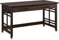 BELLEZE Modern Simple Home Office Computer Laptop Writing Desk Wood Study Table Workstation with Drawers - 55 Inch - Norrell (Espresso)