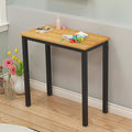 SogesGame Small Computer Desk 31.5 inches Small Office Desk Computer Table Study Writing Desk Workstation for Home Office Teak Black