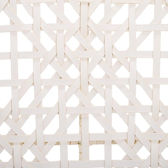 SAFAVIEH Home Collection Bandelier White Leather/Brown Solid Wood Arm Chair (Fully Assembled)