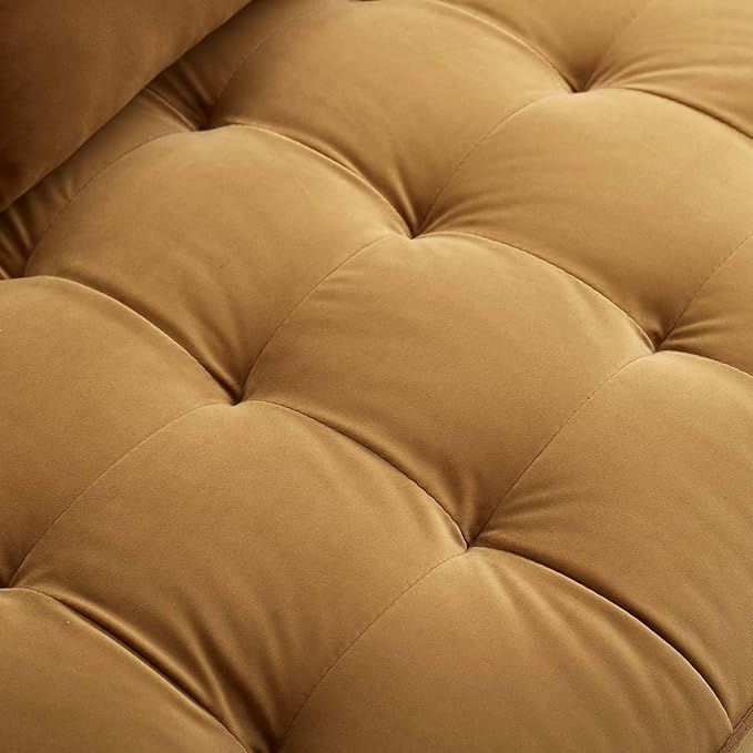 Modway EEI-3764-COG Valour Performance Velvet Sofa Cognac