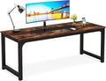 Little Tree 78.7 Inch X Large Executive Computer Desk Home Office Workstation
