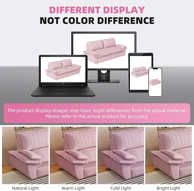 73.2 Queen Pull Out Sofa Bed 3-in-1 Convertible Sleeper Sofa Velvet Small Loveseat Couch Bed with 2 Throw Pillows Multi-Functional Couches for Living Room Apartment and Office