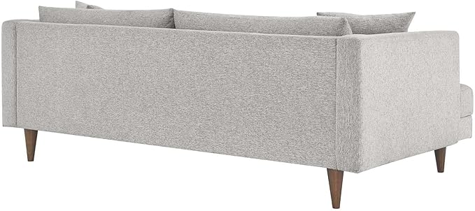 Modway Zoya Sofas Light Gray Fabric
