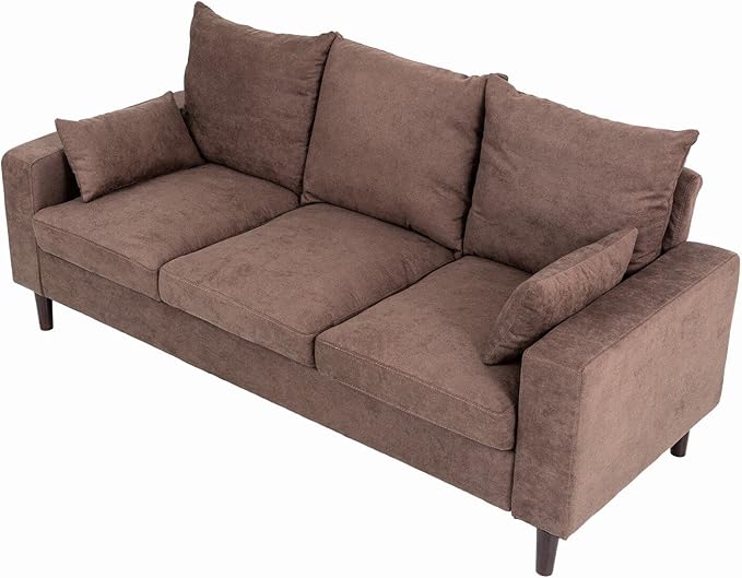 Panana 2 Seater &amp 3 Seater Fabric Corner Sofa Living Room Suite Set Sofa Sets for Living Room Brown