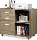 HASMI Filing Cabinet Floor File Cabinet Wooden Office File Cabinet Bedroom Removable Drawer with Lock Large Capacity Multi-Function Storage Cabinet (Color : B)