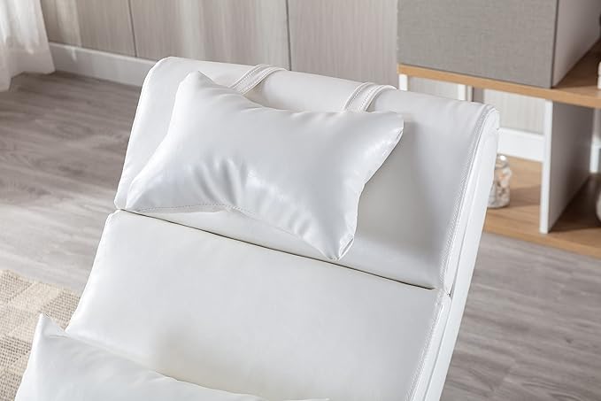 Generic Living Room Comfortable Rocking Chair Living Room Chair White Pu