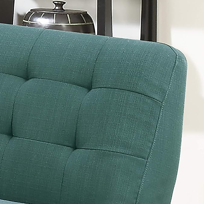 Poundex Bobkona Belinda Linen-Like Polyfabric SECTIONAL in Laguna