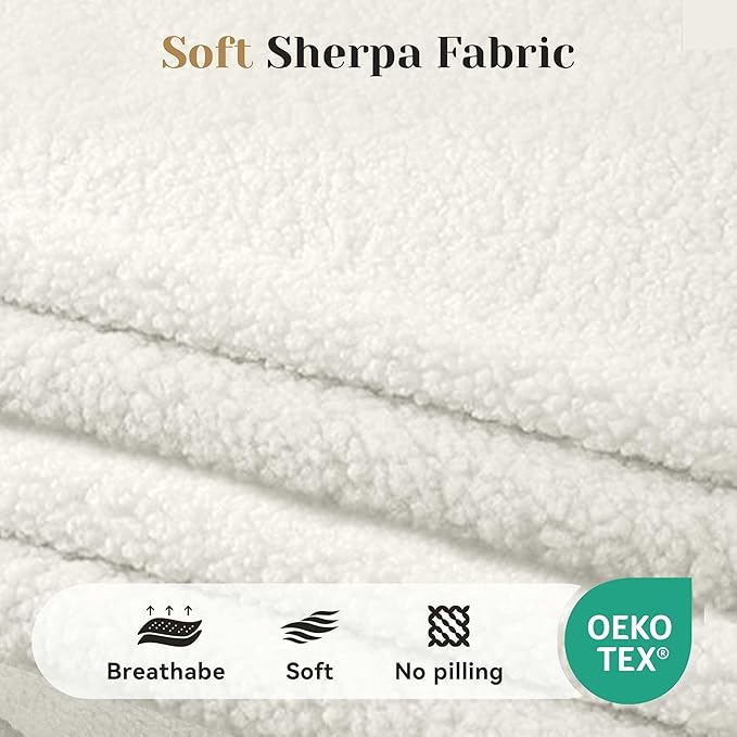 Tbfit 84'' Sleeper Sofa Bed 3 in 1 Cloud Pull Out Sofa Couch with USB &amp Storage Chaise Convertible Sofa Bed with Pull Out Bed Couches for Living Room Apartment Office White Sherpa