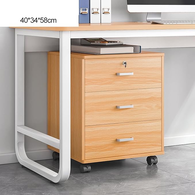 HASMI Filing Cabinet File Cabinet with Lock Office Cabinet Wooden Side Cabinet Modern Storage Cabinet Floor Document Cabinet Storage Cabinet (Color : C) yuqing2022