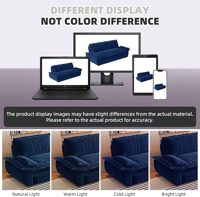 73.2 Queen Pull Out Sofa Bed 3-in-1 Convertible Sleeper Sofa Velvet Small Loveseat Couch Bed with 2 Throw Pillows Multi-Functional Couches for Living Room Apartment and Office