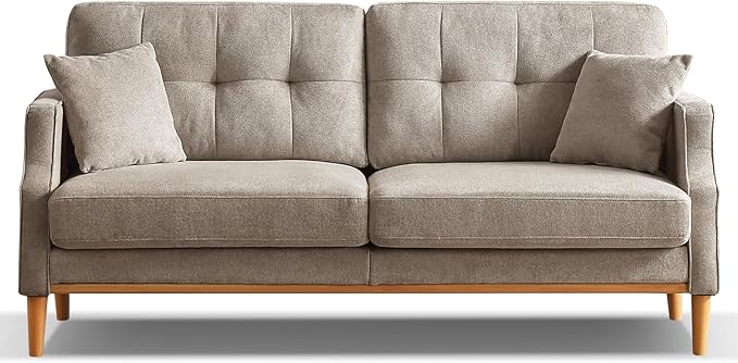 70 Loveseat Sofa Modern Decor Comfy Love Seat Couches with USB Port and Pillow for Living Room Bedroom Apartment