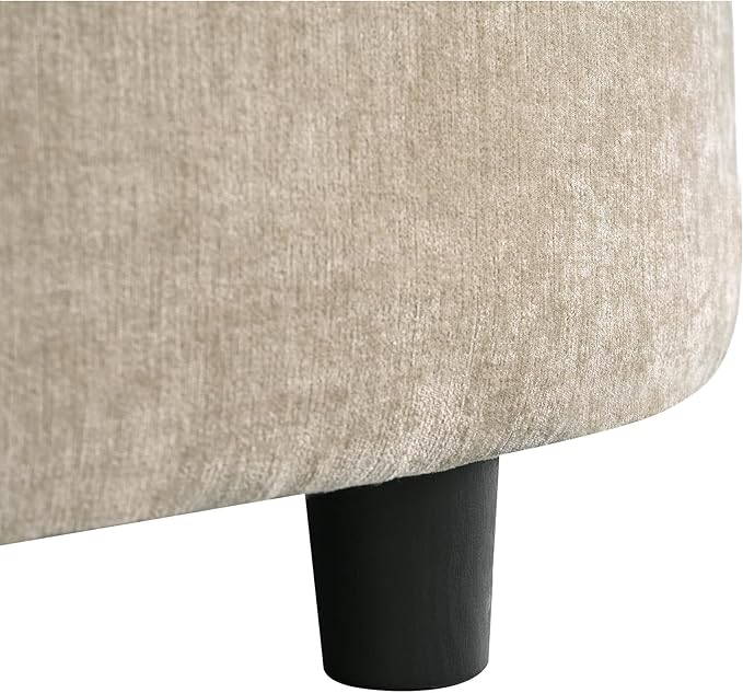 55 Oversized Chaise Lounge Indoor Chenille Upholstered Cozy Lounger Sofa Bed Sleeper Couch Daybed  Extra Wide Deep Seat Padded Sofabed with 9 Thicked Cushions and Throw Pillows for Living Room