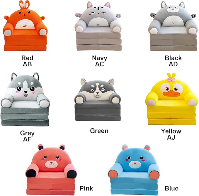 Cushion Plush Sofa Foldable Sofa Cushion Plush 2 in 1 Lounger Bed Cushion Plush Sofa (H)