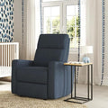 Nurture&amp The Glider Premium Power Recliner Nursery Glider Chair with Adjustable Head Support | Designed with a Thoughtful Combination of Function and Comfort | Built-in USB Charger (Navy)