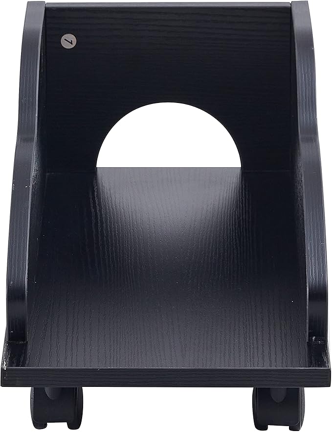 Computer Desk with 2 Storage Drawers Home Office Desk Writing Study Desk Storage Shelves and File Cabinet CPU Tray Black