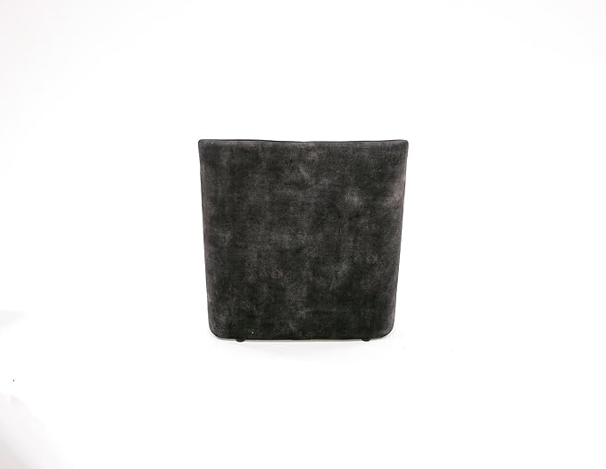 Limari Home Rivis Collection Modern Living Room Fabric Upholstered Accent Chair Dark Grey