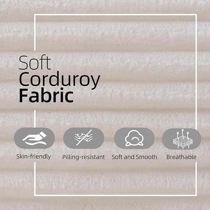 134 Modular Sectional Sofa Cloud Sectional Couch with Deep Seats Built-in Cup Holders &amp Side Pockets Upholstered Boneless Modern Modular Corduroy Sofa Couch with Chaise for Living Room Bedroom