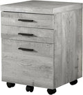File Cabinet Rolling Mobile Storage Drawers Printer Stand Office Work Grey Laminate Contemporary Modern