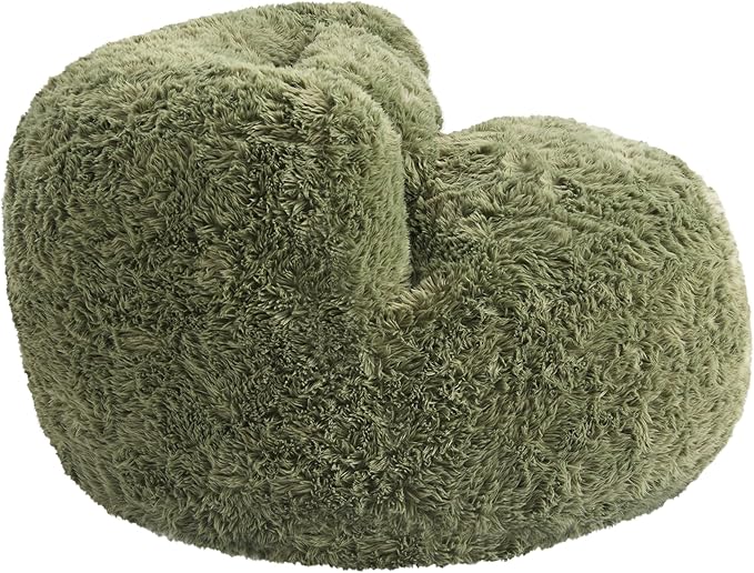 CHITA Compact Expandable Lounge Chair with Pillow Ideal for Living Room Olive