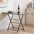 Small Foldable Desk for Small Spaces Living Room Multifunctional Computer Table Writing Workstation for Home Office No Assembly Required for Space Saving