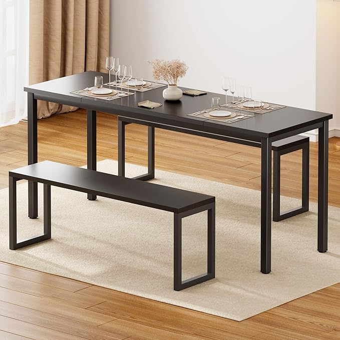 Need Large Computer Desk 70.8 x 23.6 inches Conference Table Large Office Desk Writing Table Workstation for Home OfficeBlack 10FJGSAC3-180BK-60-ND