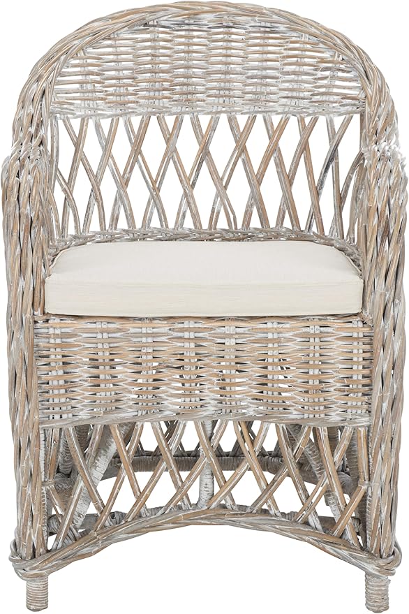 Safavieh Home Collection Inez Natural Wicker Club Chair