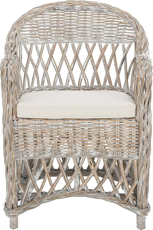 Safavieh Home Collection Inez Natural Wicker Club Chair