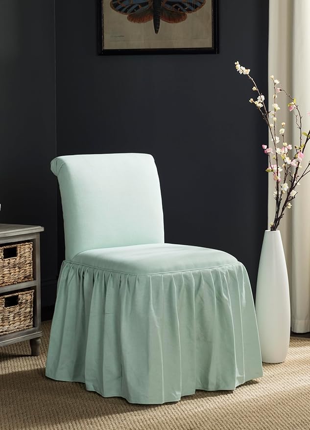 SAFAVIEH Mercer Collection Ivy Robins Egg Blue Vanity Chair Standard