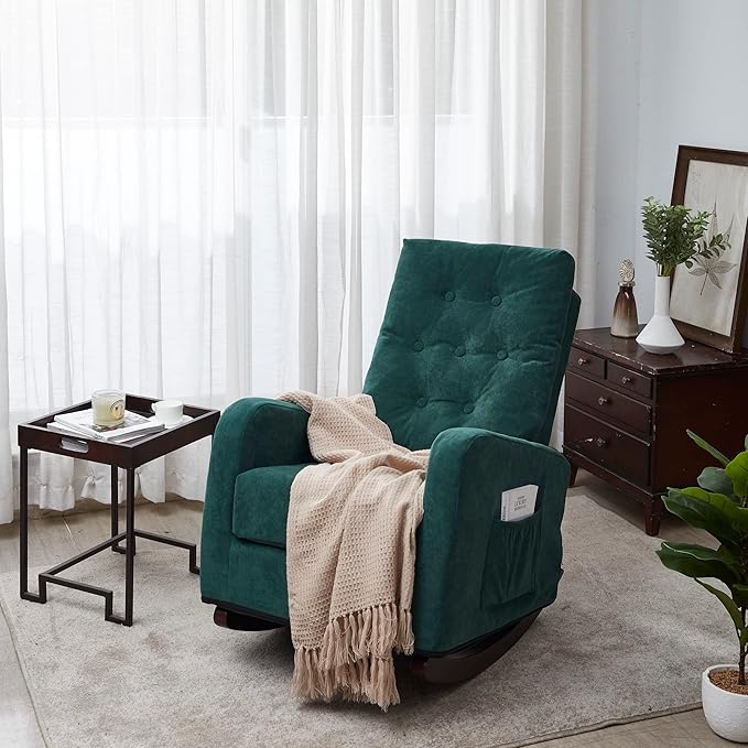 Accent Chair TV Chair Living Room Chair Lazy Recliner Comfortable Fabric Leisure SofaModern High Back Armchair