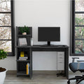 4-Tier computer deskWriting Desk with 4 shelveshome office desks with storage shelfsmall desk with storage for studyingetccorner office desks for homebedroomgaming deskWoodGrey