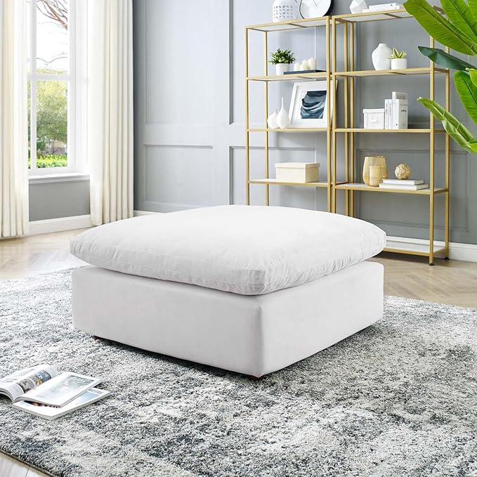 Modway Modular Sofa Commix Down Filled Overstuffed Performance Velvet