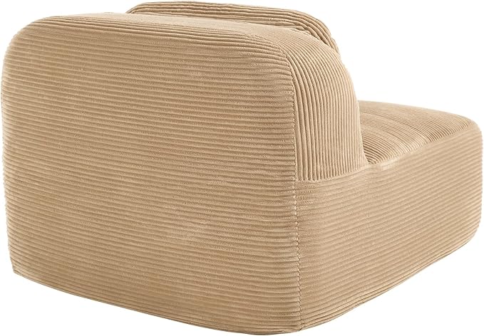 Modular Sectional Sofa Cloud Couch Middle Seat Armless Seat Camel