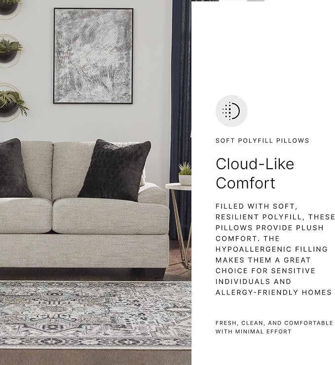 Signature Design by Ashley Vayda Contemporary Loveseat for Living Room Beige