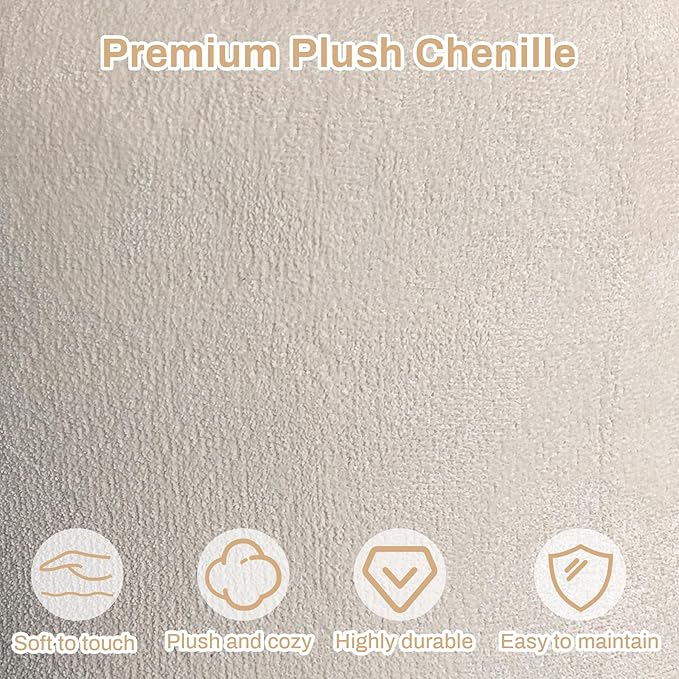 111 Modern Curved Cloud Couch Sectional Sofas for Living RoomOversized L Shape Couch with Left Chaise Modern Luxury Chenille 4-Seater Extra Deep Seat Couches No Assembly RequiredWhite