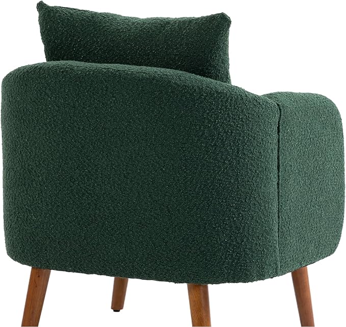 Wood Frame Armchair Modern Accent Chair Lounge Chair for Living Room