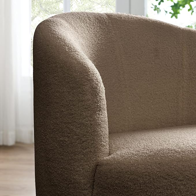 Swivel Barrel Chair Living Room Swivel Chair with Round Storage Chair 360 ° Swivel Club Chair Nursery Bedroom Office Hotel with upholstered Modern Armchair Fabric