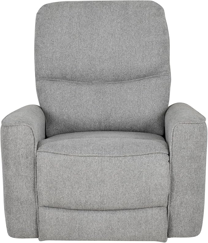 Powell Kylee Grey Upholstered Power Reclining Chair with Charging Port