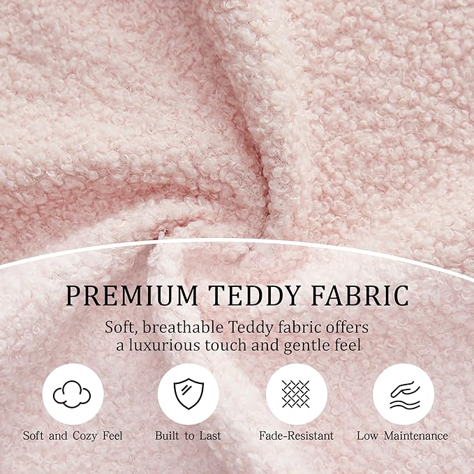 78.7 King Foldable Sofa Bed Lazy Sofa Couch 3-in-1 Multi-Functional Sleeper Sofa Bed Teddy Futon Sofa Floor Loveseat Sofa Human Dog Bed Bean Bag Lounge Recliner for Living Room Pink