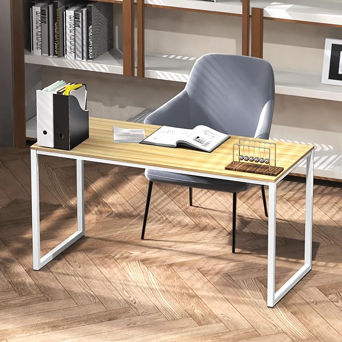 SHW Mission 32-Inch Home Office Computer Desk Oak