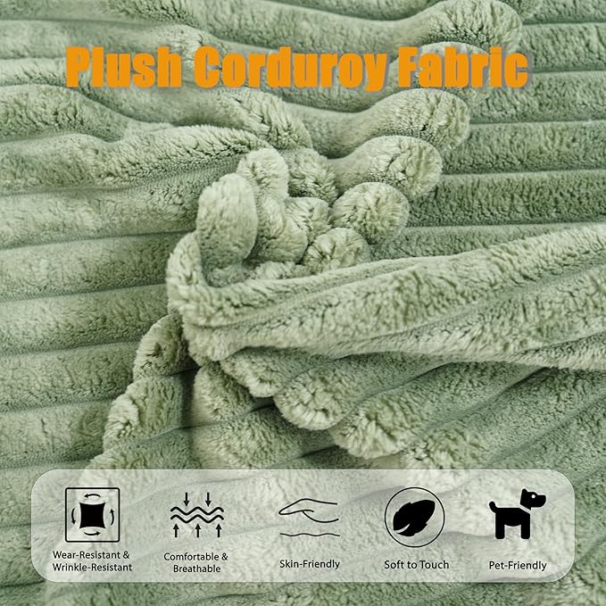 78.7-inch Folding futon Sofa Bed Full-Size Convertible Sleeper Couch Bed Memory Sponge Double Sofa with Comfortable Mattress Suitable for Living Room and Guest Room (green 78.7 inches)