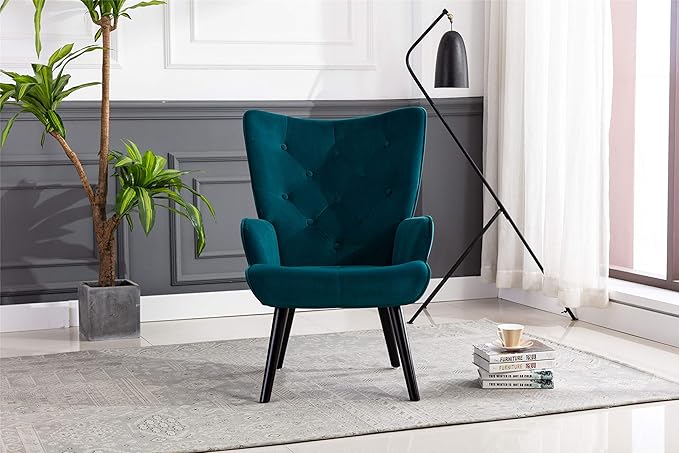 Accent Chair Living Room/Bed Room Modern Leisure Chair Teal