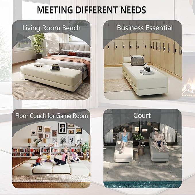 Upholstered Daybed30'' Wide Convertible 60 Day Bed Twin to QueenExtendable Sofa Bed for Small SpaceGuest Room Living Room or Office (Beige)