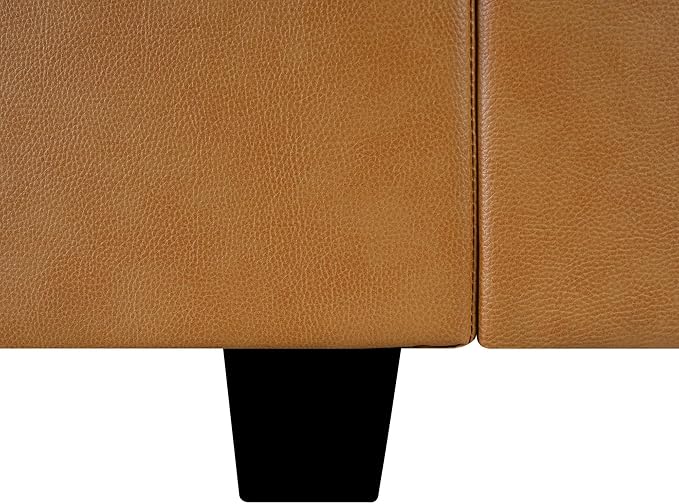 Naomi Home Elizabeth Modern DIY Collection Caramel/Ottoman/Air Leather